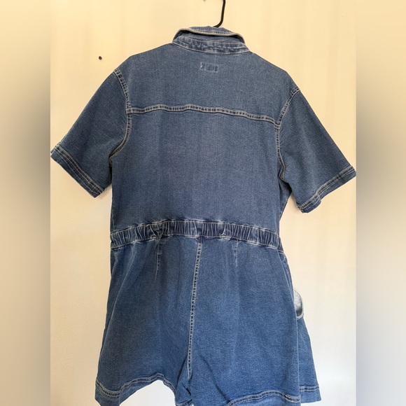 Ava & Viv Plus Size Jean Romper XXL - Picture 7 of 7